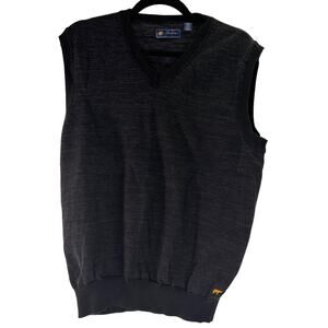 Jack Nicklaus Men's Grey Knit Sweater Vest Size Large